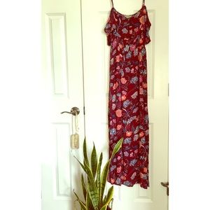 Lucky Brand floral maxi dress